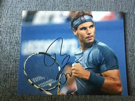 Rafael Nadal Signed Photo With Photo Proof Catawiki