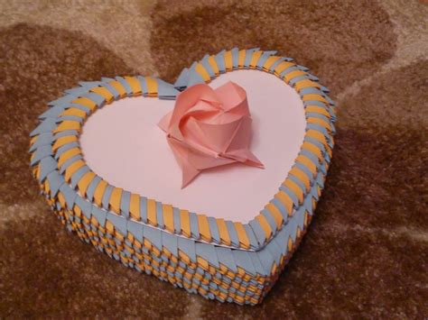 Origami Maniacs 3d Origami Heart Box