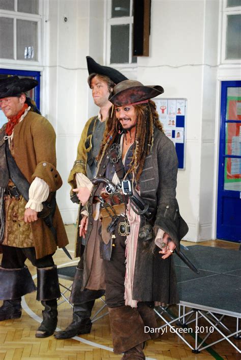 The world used to be a bigger place. Pictures of Johnny Depp as Jack Sparrow Visiting ...