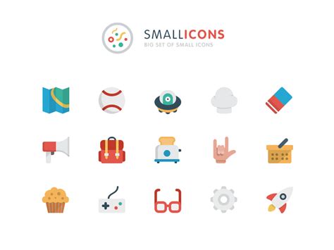 Smallicons Flat Icons Set By Gimpo Studio Nick And Oksana Flat Design