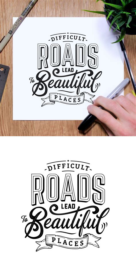 Hand Lettering Templates