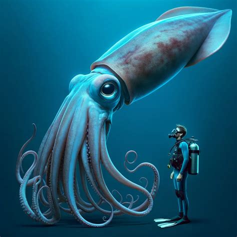 The Fascinating Comparison Giant Squid Vs Human