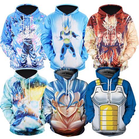 Maybe you would like to learn more about one of these? Naruto Dragon Ball Z Hoodies 3D Print Pullover Sportswear Sweatshirt Dragonball Super Saiyan Son ...