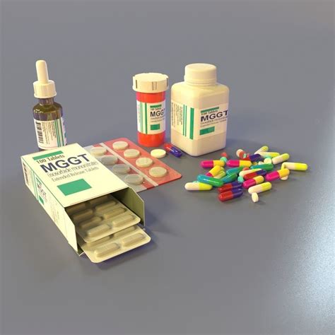 Complete Medicine 3d Model Cgtrader