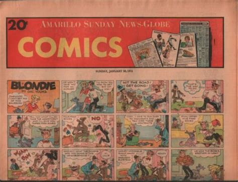 Amarillo Sunday News Globe Comics January 30 1972 Peanuts Dick Tracy 020320ame Ebay