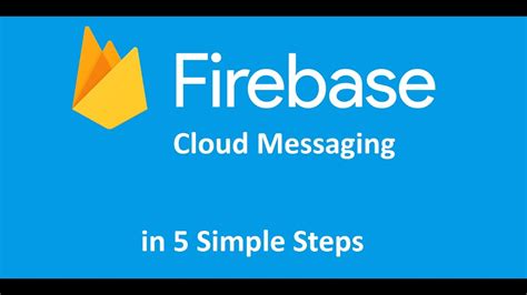 How To Setup Firebase Cloud Messaging In Android Using Firebase Plugin Tutorial Youtube