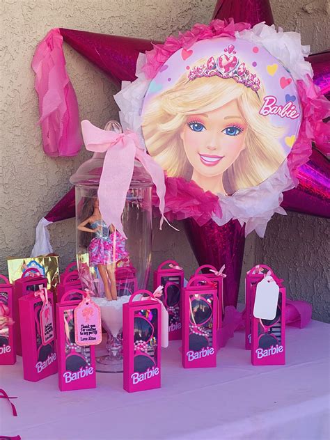 Girls Barbie Birthday Party Barbie Pool Party Barbie Theme Party 5th Birthday Party Ideas