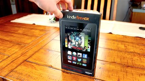 Kindle Fire Hdx 7 Unboxing Youtube