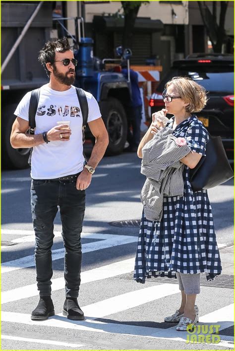 Justin Theroux Grabs A Cab With Longtime Bff Amy Sedaris In Nyc Photo