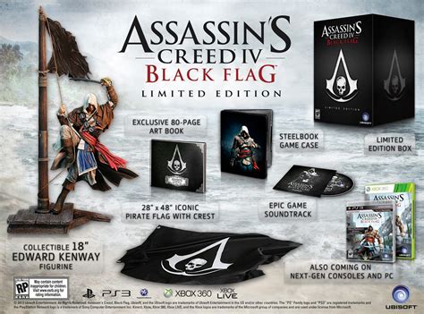 Se Muestra El Contenido De Assassins Creed Iv Black Flag Edición Limitada Ac4