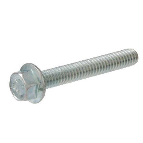 Crown Bolt 516 In 18 X 2 In Zinc Plated Hex Head Serrated Flange