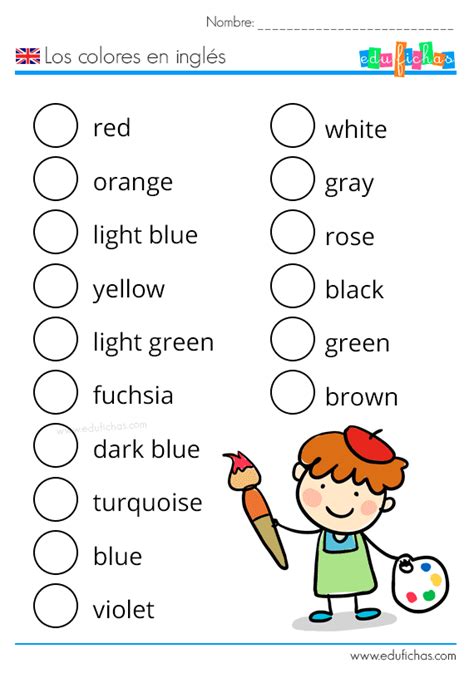 Los Colores En Inglés English Lessons For Kids English