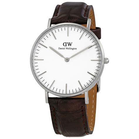 Daniel wellington's official online store. Daniel Wellington York White Dial Ladies Leather Watch ...