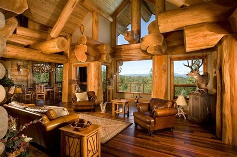 Log Cabin Interior Designs Ideas Cabinets Matttroy