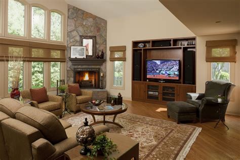 Traditional Great Room Traditional Living Room Chicago By