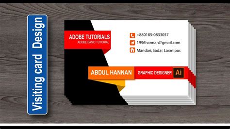 professional business visiting card