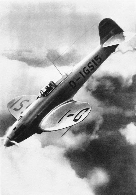 Heinkel He 113 Super Fighter Which Saw Action In The Battle Of