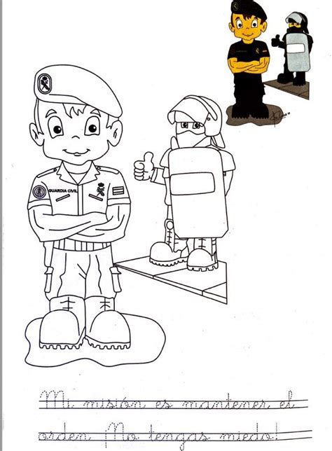 Agregar Más De 70 Dibujos Guardia Civil Para Colorear Muy Caliente