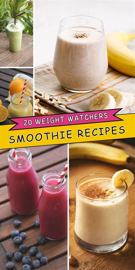 20 Weight Watchers Smoothie Recipes