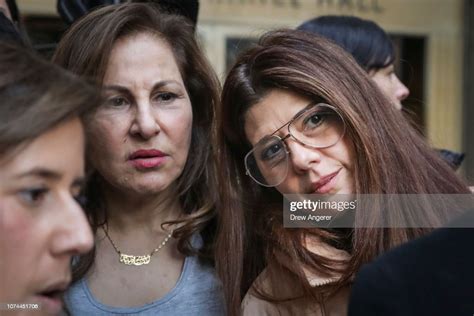 Actress Kathy Najimy And Actress Marisa Tomei Exit A Court Hearing