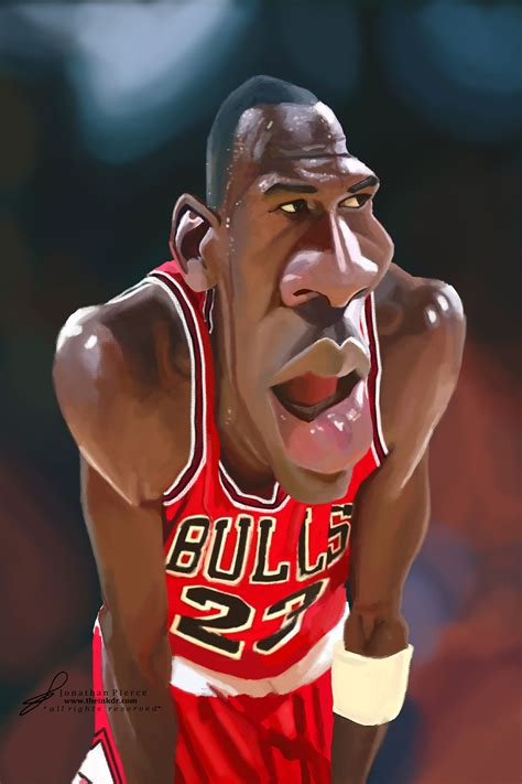 Michael Jordan Caricature