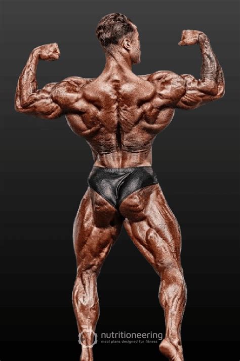 Chris Bumstead Back Pose Body Building Men Bodybuilding Pictures