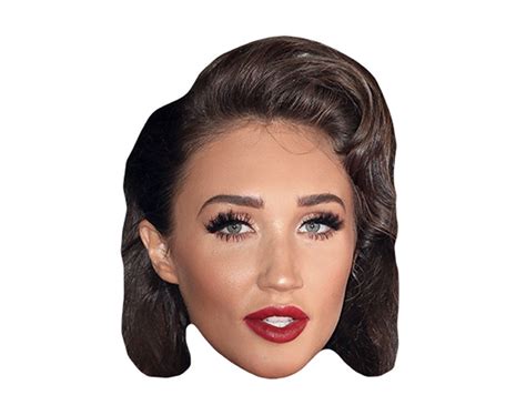 Megan Mckenna Vip Celebrity Cardboard Cutout Face Mask