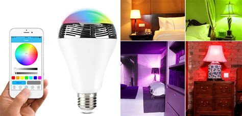 › best bluetooth light bulb speaker. Amazon: Multicolored LED Light Bulb with Wireless ...