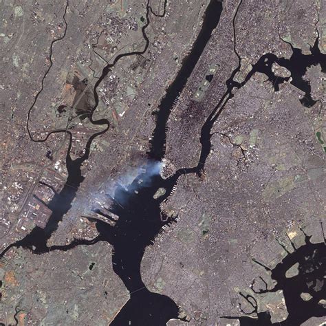 Nasa Commemorates 911 With New Photos Of New York From Space Space
