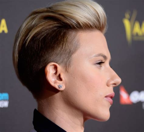 Pictures 10 Best Celebrity Undercut Hairstyles Scarlett Johansson