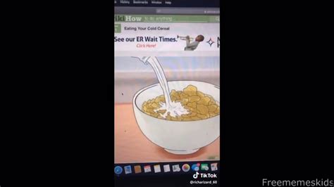 How To Eat Cereal Meme Youtube