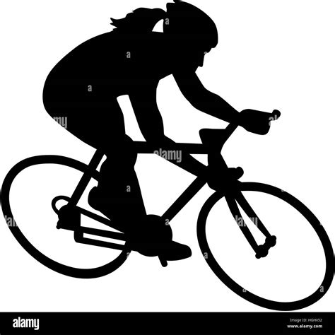 Bicycle Racer Black And White Stock Photos And Images Alamy