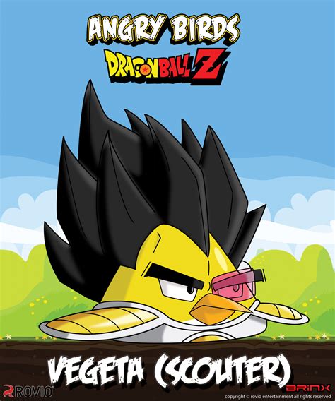 Vegeta Scouter Angry Birds Crossover By Brinx Dragonball On Deviantart
