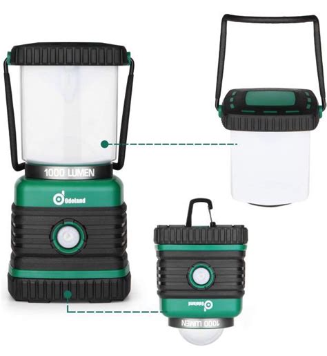 Odoland Ultra Bright 1000 Lumen Camping Lantern With Brightness