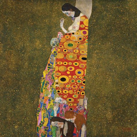 Hope Ii Canvas Print In Klimt Art Gustav Klimt