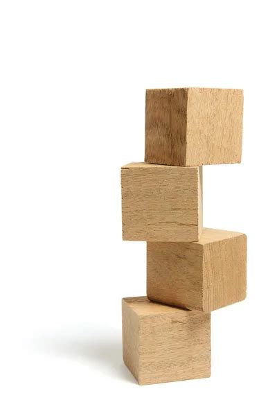 Stack Of Wooden Blocks — Stock Photo © Newlight 2500502