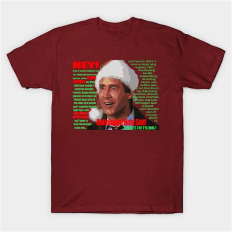 The griswold family's plans for a big family christmas predictably turn into a big disaster. Christmas Vacation Boss Rant - Christmas Vacation Quote - T-Shirt | TeePublic