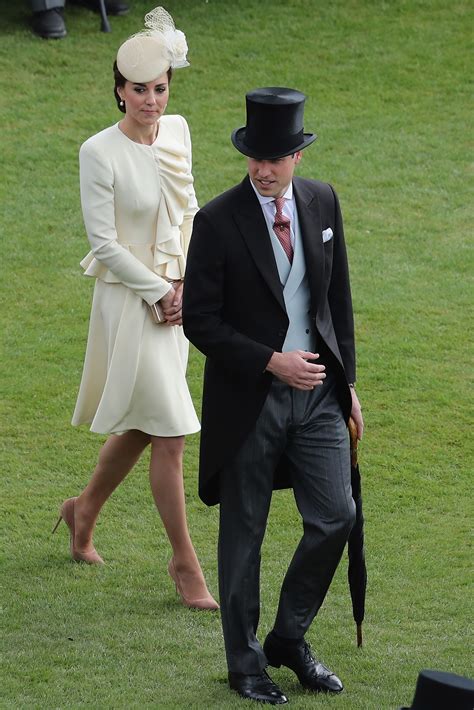 Royally Played Wills And Kate In Alexander McQueen At The Buckingham Palace Garden Party Go
