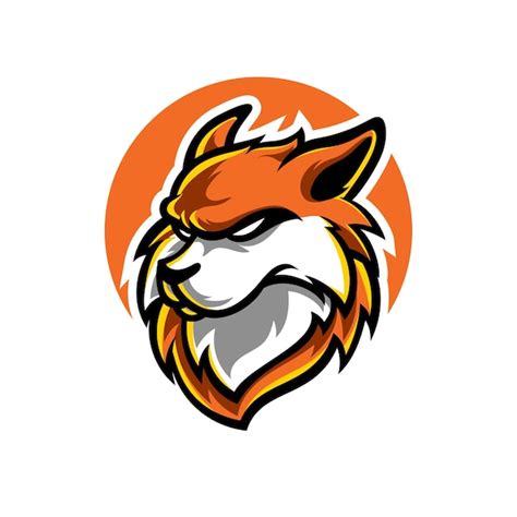 Premium Vector Fox Head E Sport Mascot Logo