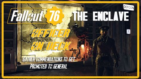 Fallout 76 The Enclave Officer On Deck Youtube