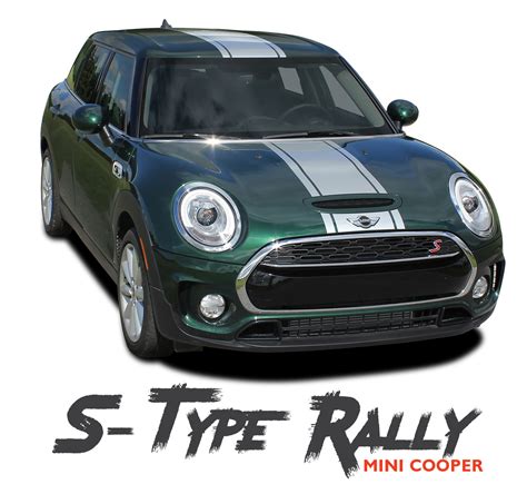 Mini Cooper Hood Stripes Vinyl Graphics Decals S Type Rally 2016 2018