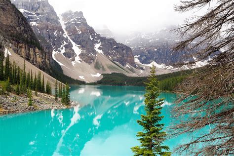 Moraine Lake In Banff National Park Alberta Its Turquoise Because