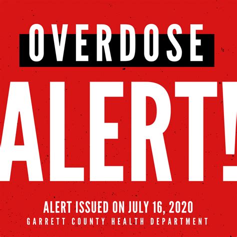 Health Department Issues A Second Overdose Alert Garrett County