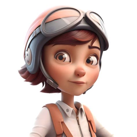 Cute 3d Driver Women With Personality Engaging And Expressive Characters For Transportation