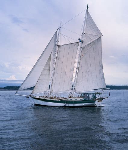 Gaff Rigged Schooner With Five Sails This Is A Schooner Th Flickr