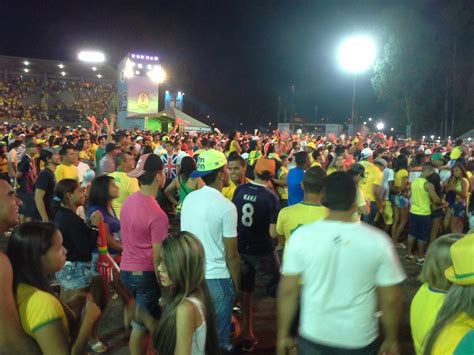 jogo do brasil e colômbia leva mais de 30 mil torcedores à fan fest cuiabá gazeta digital