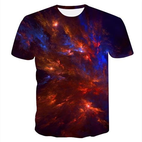 Brand Galaxy T Shirt Space T Shirts Funny 3d T Shirt 2018 Hip Hop Mens