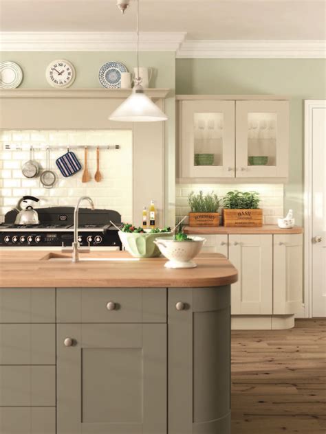 Kitchen cupboards the kitchen cupboards have 5 large storage shelves and 3 food prep surfaces. olive kitchen - Google Search | Green kitchen, Green ...
