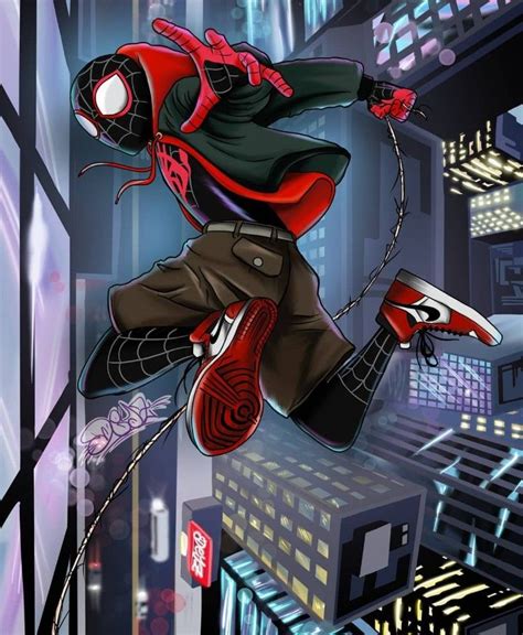 Miles Morales Ultimate Spider Man Into The Spider Verse Spiderman