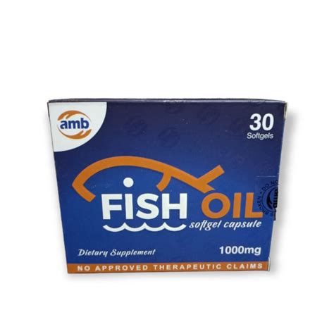 Amb Fish Oil 1000mg 30softgel Lazada Ph